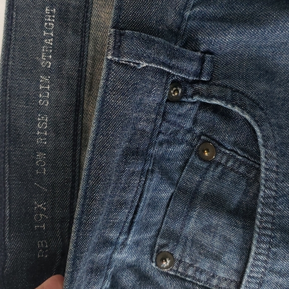 Rag & Bone RB19X Indigo Chambray Jeans - Picture 5 of 8